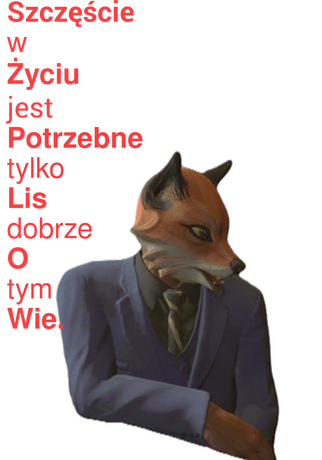 Nadruk Szczęście - Przód